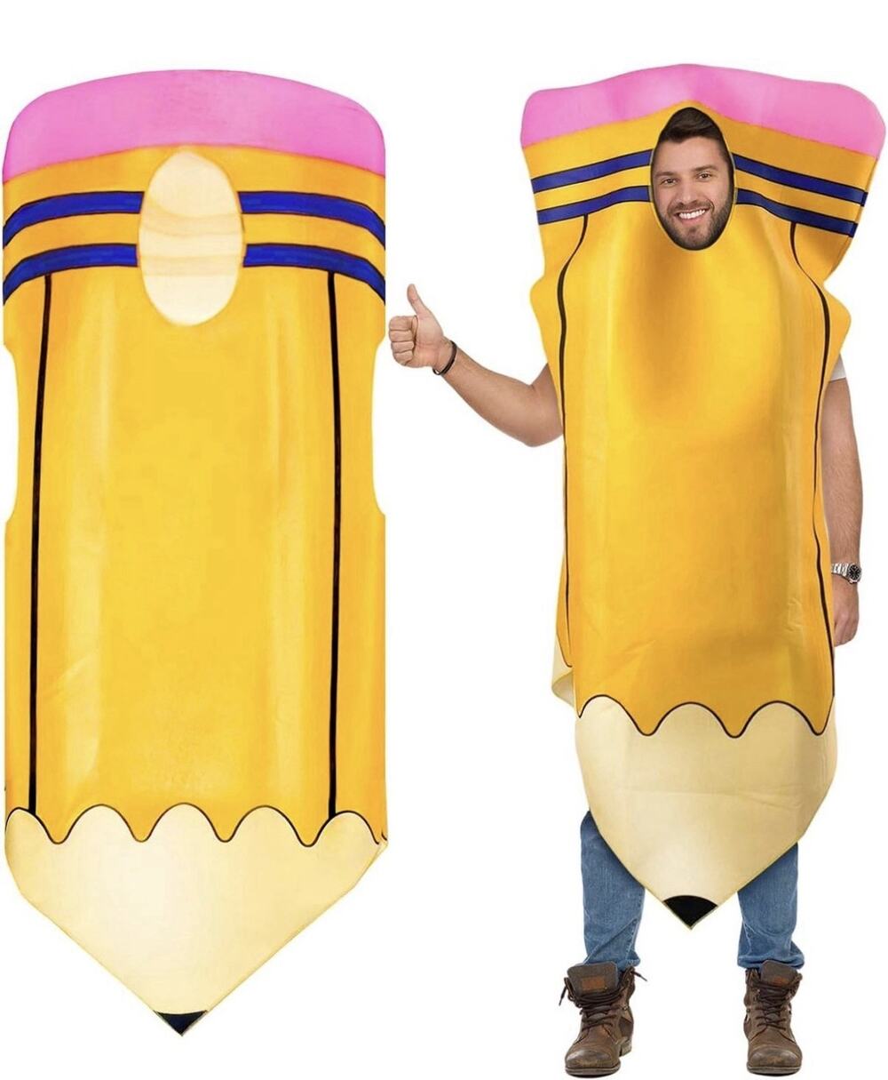 Pencil Costume Adult Halloween OSFM